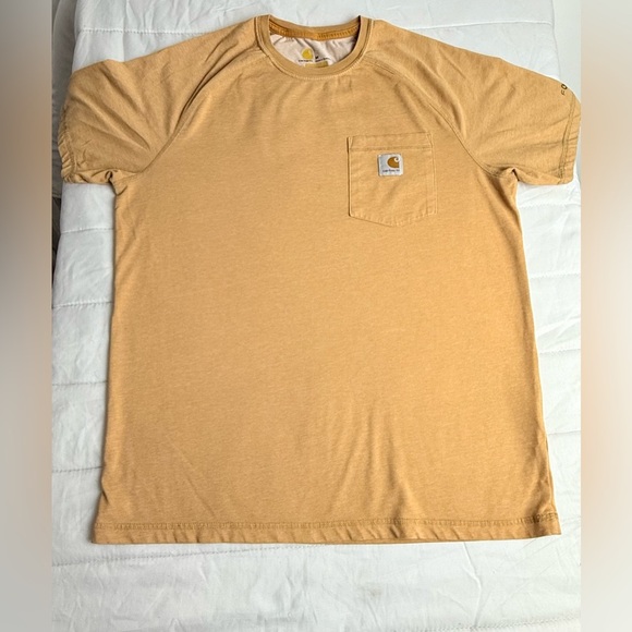 Carhartt Men's Mustard T-Shirt - Picture 1 of 6